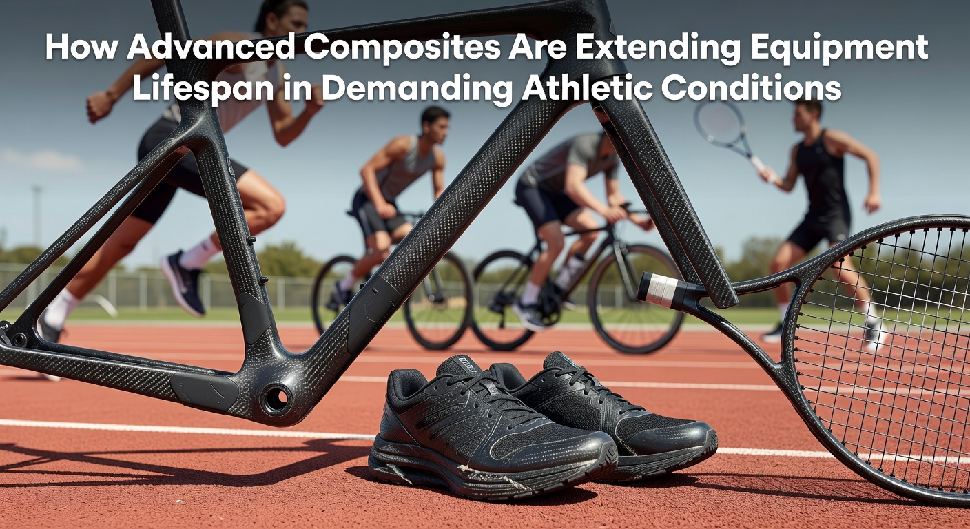 Advanced composite materials used in high-performance athletic equipment for durability testing