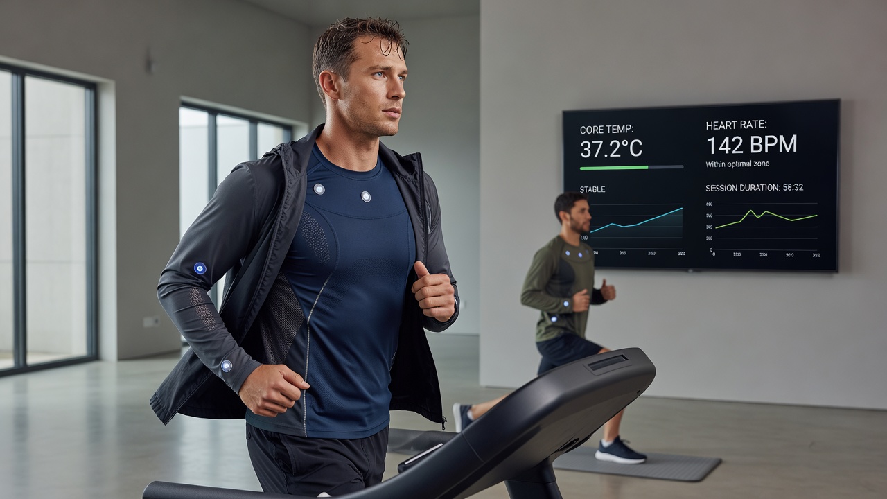 Thermal regulation layers demonstrated in multi-sport apparel during cross-training