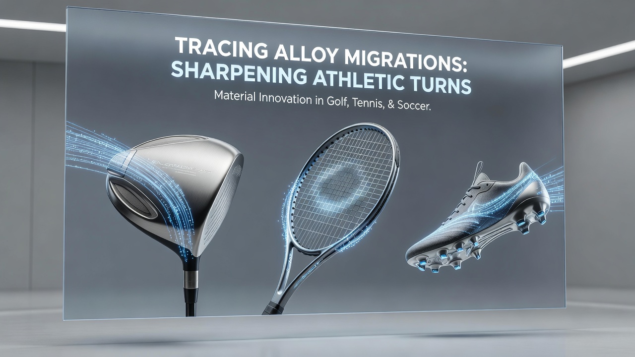 Athletes performing sharp turns with specialized equipment featuring advanced alloy components